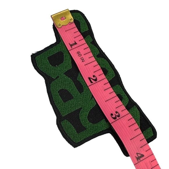 Green Day Green Text Embroidered Patch - Picture 3 of 4